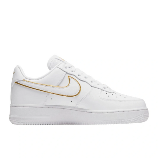 NIke air force gold swoosh