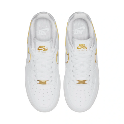 NIke air force gold swoosh