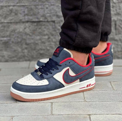 Nike air force 1 red-blue