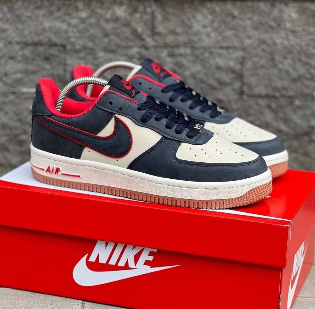 Nike air force 1 red-blue