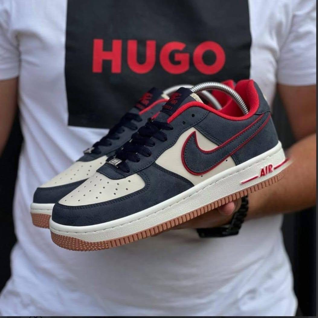 Nike air force 1 red-blue