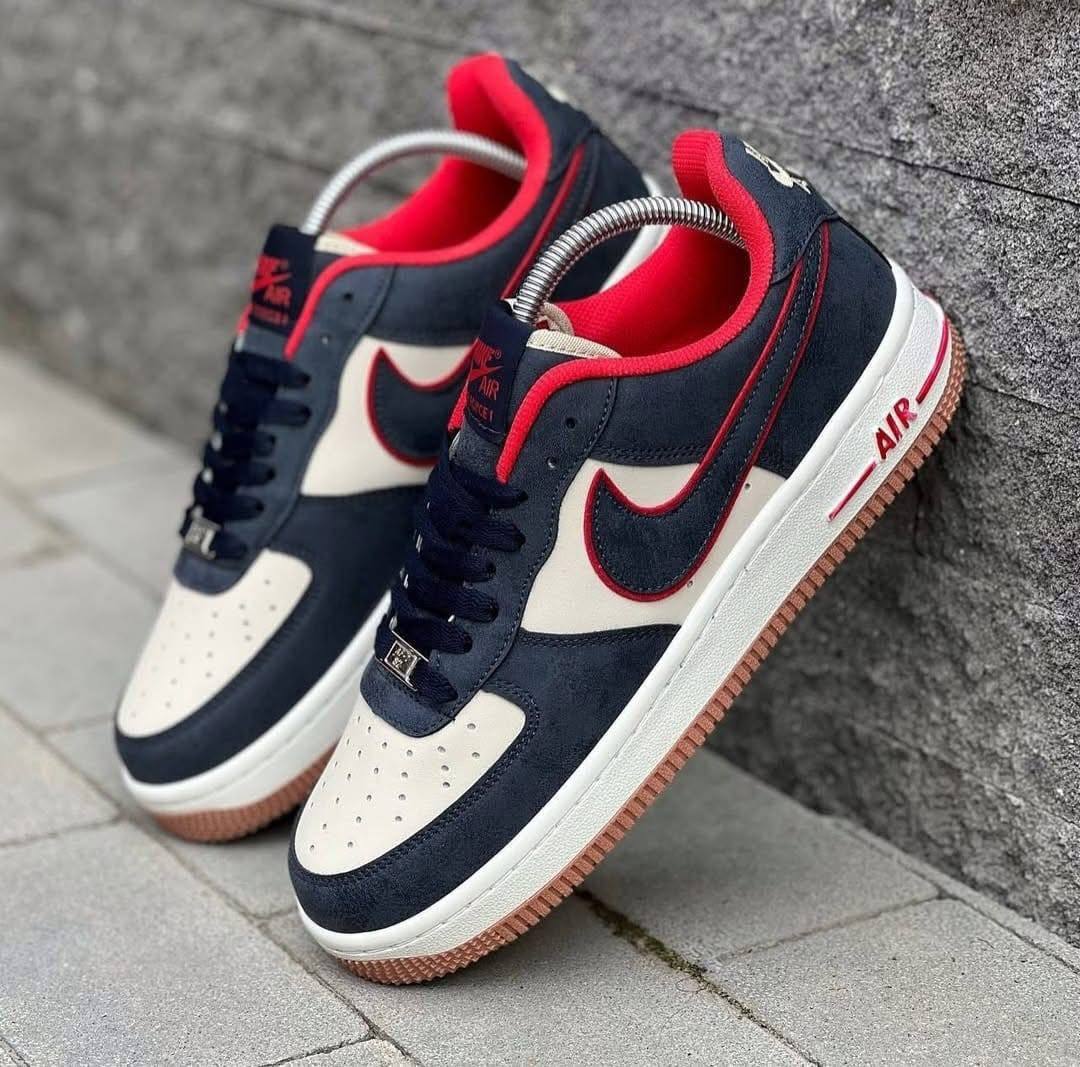 Nike air force 1 red-blue